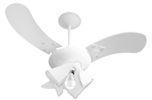 Ventilador Delta Fit 3P Branco-Pás Brancas