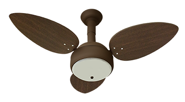 Ventilador Miray 3P Marrom-Pás Tabaco