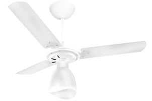Ventilador New Delta Light Branco-Pás Brancas