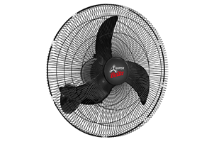 Oscilante Parede Super 65cm Preto-Pás Preto